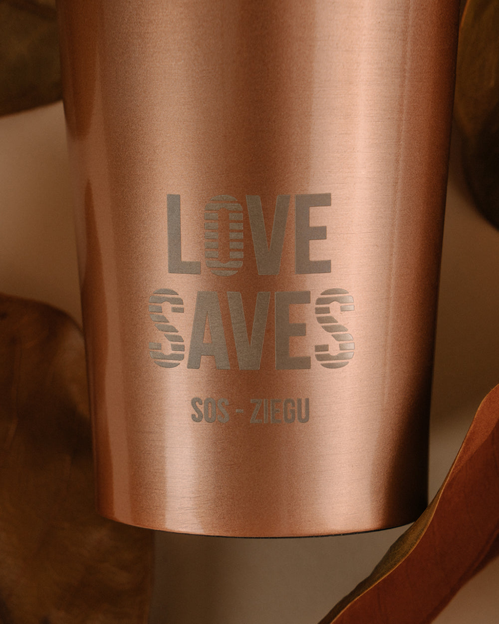 SOS Love Saves Canteen 16OZ Tumbler Water Bottle